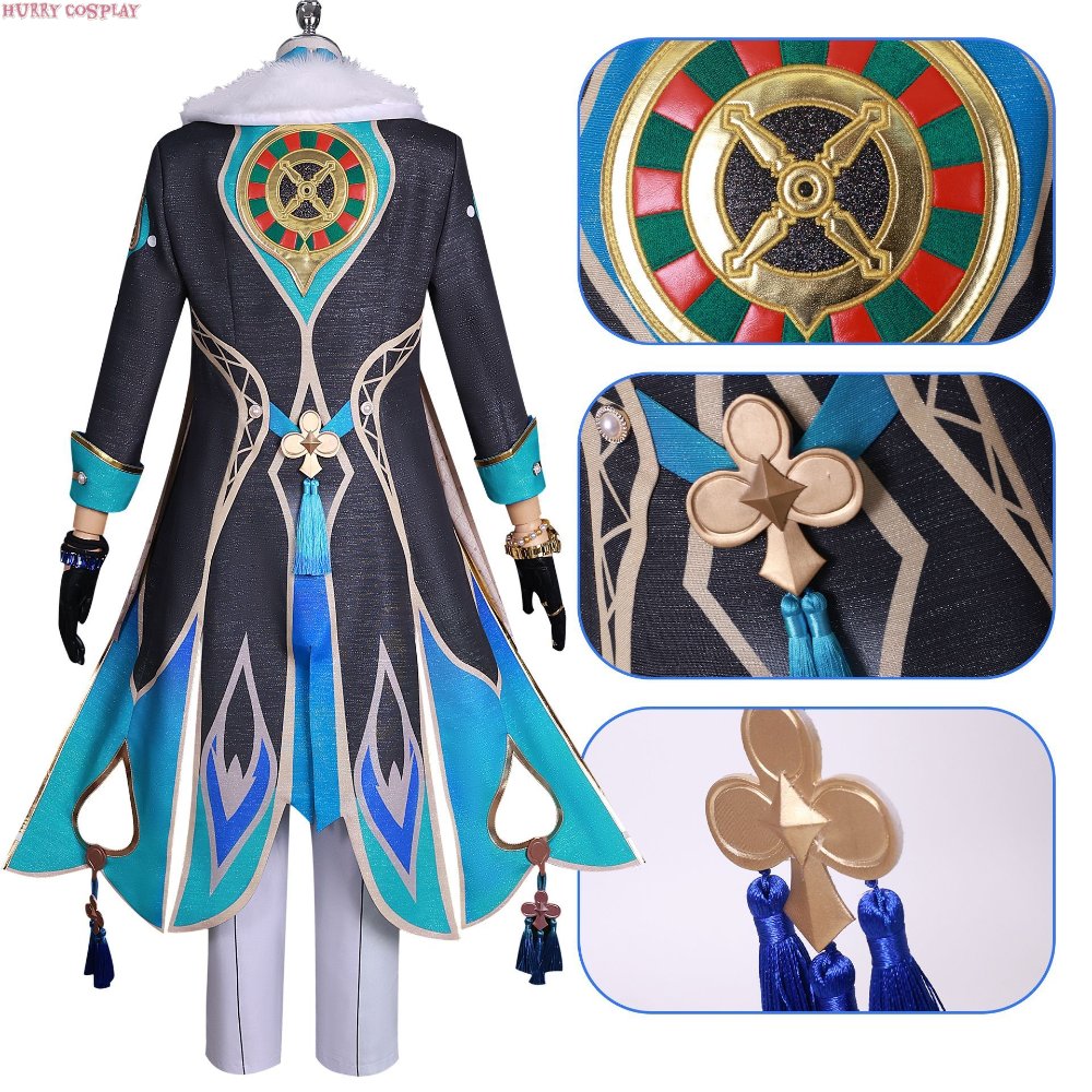 Game Cosplay,Honkai: Star Rail,Honkai Star Rail Aventurine Cosplay Costume